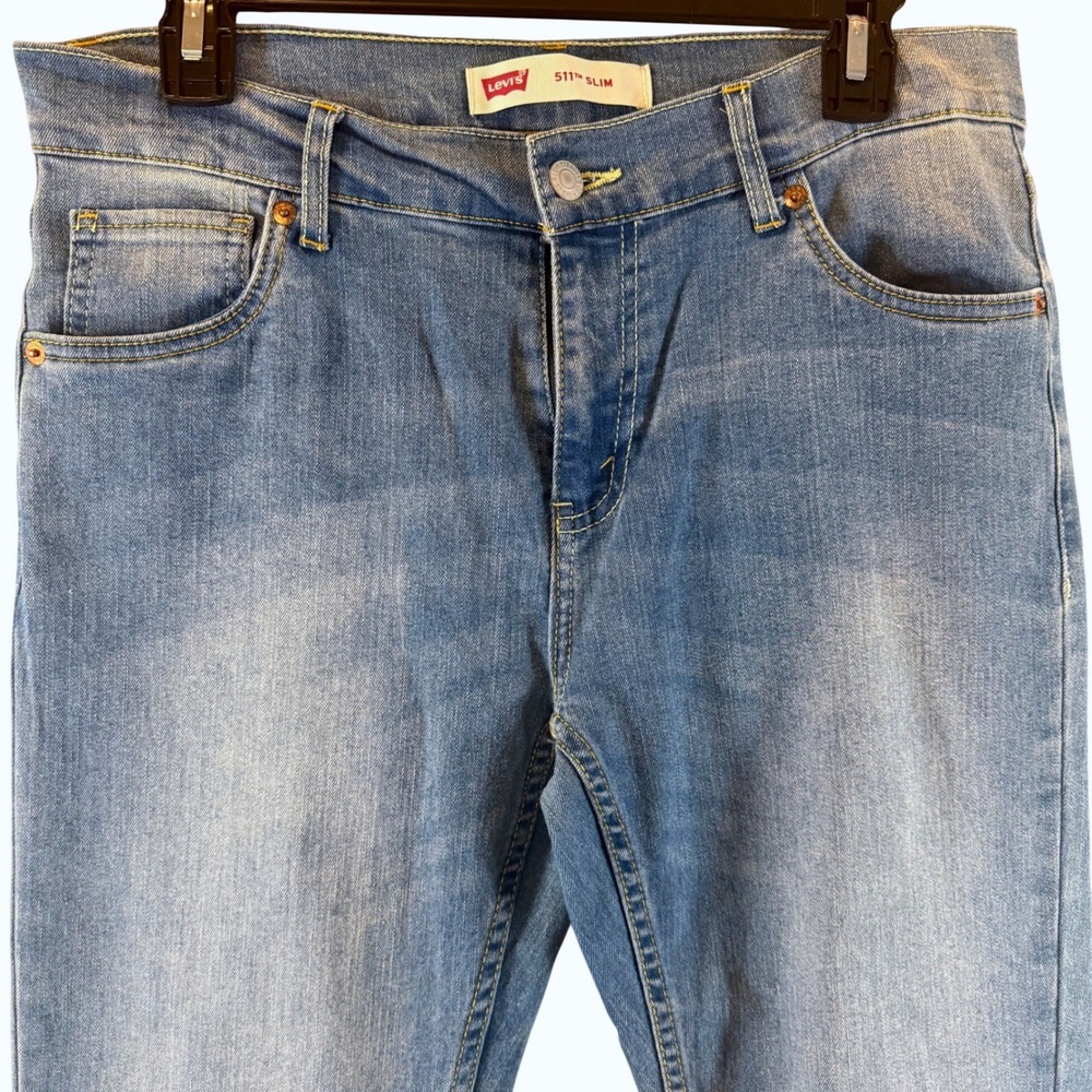 Levi's 511 Slim Jeans Youth 18‎ Reg 29x29 Medium Wash Denim Casual 5-Pocket